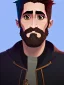 Placeholder: Portrait of a 30 year old strange gay wizard like Jake Gyllenhaal