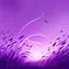 Placeholder: generate me a song cover for a song that will be called "breeze". the image should be airy, cool, and breezy. the image should have wind in it. it is purple.