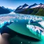 Placeholder: Glacier Bay National Park, Alaska,aerial view,extremely detailed digital painting, high resolution,8k, realistic, beautiful, volumetric lighting, mystical colors ,perfectly centered image, perfect composition, rim light, beautiful lighting,masterpiece, stunning scene, raytracing, anatomically correct, in the style Van Gogh and robert e howard and Ken Kelley and Ohrai Noriyoshi and Simon Bisley and tomzj1.