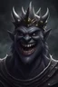 Placeholder: Dark Monster king smiling