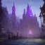 Placeholder: A magical city castle for warlocks and witches