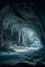 Placeholder: A super high-resolution 2 terapixel photograph of cave in January. The scene captures the intricate frost formations on the cave entrances and the surrounding trees, with a gentle snowfall adding to the winter wonderland effect. The dim winter light creates a mystical ambiance around the cave formations. Captured with a Nikon Z7 II and a 24-70mm f/2.8 lens, focusing on the serene, frozen beauty of the park.