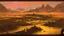 Placeholder: golden bloody landscape