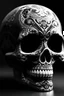 Placeholder: modern mexican black and white skull zoom out