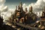 Placeholder: steampunkt city with a castle