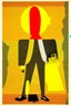 Placeholder: standing at the intersection of creation and destruction; a surreal mashup of the styles of Gerd Arntz and Tomma Abts