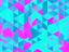 Placeholder: wallpaper triangles technologie blue pink minimalist