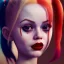 Placeholder: Cute baby character harley quinn,movie, photo realistic, unreal engine, cinematic lighting 8k --v 4