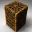 Placeholder: hellraiser cube of demons,movies, digital painting ,8k, digital art, award winning, octane render, 4K, 3D, Unreal Engine 5 , gold and black colours,hypperealistic,