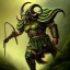 Placeholder: a Big-horn Ram warrior in forest green and gold battle armor, a highly detailed illustration, background of Inka jungle, realistic render, 8 k, micro detail, intricate, elegant, centered, digital painting, Artstation, smooth, sharp focus, illustration, artgerm, tomasz alen kopera, peter mohrbacher, donato giancola, joseph christian leyendecker, wlop, boris vallejo