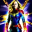 Placeholder: ultra detailed fullbody portrait of Captain Marvel, extremely detailed digital painting, intrincate, extremely detailed face,crystal clear Big Glowing eyes, mystical colors , perfectly centered image, perfect composition, rim light, beautiful lighting, 8k, stunning scene, raytracing, in the style of robert e howard and pablo oliveira and Ken Kelley and Ohrai Noriyoshi and Simon Bisley