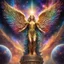 Placeholder: cosmic rainbow space nebula chatedral guarded by flying golden winged marble angel warriors, professional, Photography, Intricate Patterns, Ultra Detailed, Luminous, Radiance, beautiful, Ultra Realism, Complex Details, Intricate Details, 16k, HDR, High Quality, Trending On Artstation, Sharp Focus, Studio Photo, Intricate Details, high contrast, bright vibrant colors