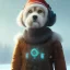 Placeholder: Cyberpunk Portrait of dog child with brown hair and with cute face, north pole snowy vibe , perfect composition, hyperrealistic, super detailed, 8k, high quality, trending art, trending on artstation, sharp focus, studio photo, intricate details, highly detailed, by greg rutkowski