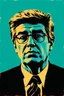 Placeholder: its the economy stupid in the style of warhol