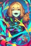 Placeholder: ((cute slimes)), ultra detailed illustration of a beautiful adult female elf, she is playing in a dungeon with ((slimes)), ((colorful slimes)), joy, art by MSchiffer, dark brown eyes, brunette, blushed, fangs, unzoom