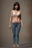 Placeholder: Ultra Realistic image, 25 years old brunette woman, Madrid, portrait, small stature, 1.60 cm tall and 55 kg in weight, natural small busty, traditional Japanese body tattoo, jakuza style, put traditional Japanese mask, vibrant color, highly detailed, art stations, concept art, smooth, unreal engine 5, god rays, ray tracing, RTX, lumen lighting, ultra detail, volumetric lighting.