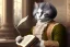 Placeholder: Mature cats dressed like _Wolfgang Amadeus Mozart_, paws, perfect iris, playing music, realistic, extremely accurate, delicate, extremely detailed, Graphic novel style, wide-angle, open aperture, superfine pencil