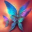 Placeholder: luminous pastel colors, butterfly