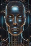 Placeholder: A stunning illustration of an ethereal neural network organism, half of the face is robotic skeleton, stunning facial details, 45 degree angle of view, art, elegant, hologram, electro, Cinematic lighting, Volumetric lighting, Epic composition, Photorealism, Bokeh blur, Very high detail, Sony Alpha α7, ISO1900, Character design, Unreal Engine, Octane render, HDR, Subsurface scattering