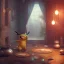 Placeholder: Mystery pokemon,Ambiance dramatique, hyperrealisme, 8k, high quality, lot of details, portrait,