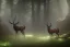 Placeholder: Mystical fantasy stag in the forest, high definition