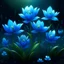 Placeholder: Create an AI art of tranquil blue flower bulbs representing "Caeruleus Mnemoflora," exuding a serene and inviting aura.