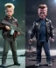 Placeholder: The Terminator toddler, shotgun, full body, dramatic lighting, angry, hyper realistic