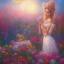 Placeholder: bright fairy in a flowery landscape synthwave, colorful, psychedelic, artstation, concept fairy art, smooth, extremely sharp detail, finely tuned detail, ultra high definition, 8 k