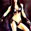 Placeholder: Epic full body picture portrait of busty atletic young beautiful Red Sonja Luis Royo styles