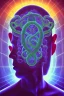 Placeholder: Spiritual Tentacles over human Head creating reality around, Dimethyltryptamine