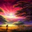 Placeholder: Lovely Anime Sunrise Scenery, Serengeti, wallpaper, Beautiful lighting, Dreamy, Ethereal Sky, Vibrant, George Grie, Anna Dittman, Anne Stokes, Selina French, Greg Rutowski