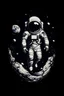 Placeholder: FLOATING ASTRONAUT MOON TSHIRT DESIGN