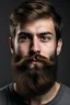 Placeholder: a 23 year old man with a brown beard