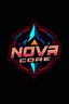 Placeholder: create me a logo for something called (nova core) for a gaming channel with the name in it