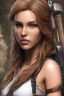 Placeholder: full body portrait Camilla Luddington face, hitomi tanaka body, lara croft clothes