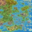 Placeholder: A map with five worlds