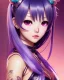 Placeholder: Detailed cute anime Kunoichi girl in sexy Christmas clothing, purple hair buns, purple bangs, intricate details, full body portrait, keep head in frame, slight smile, black Japanese motif, concept art, highly detailed, digital painting, concept art, sharp focus, illustration, art by Yoji Shinkawa, WLOP and greg rutkowski and alphonse mucha and artgerm and yanjun Chen and Junji ito and Makoto Shinkai, HDR, octane render