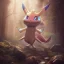 Placeholder: Mystery pokemon,Ambiance dramatique, hyperrealisme, 8k, high quality, lot of details, portrait,