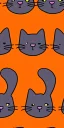 Placeholder: Wallpaper cat orange cartoon