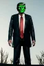 Placeholder: Ultra realistic image, Donald trump zombie, zombie performance, suit, skull, blood, torn arm, night, walking twisted, waist up view, thriller style, dark ambient, highly detailed, White House background, concept art, unreal engine 5, ray tracing, RTX, ultra detail, volumetric lighting, high definition, high resolution.