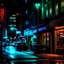 Placeholder: jazz vibes, city at night, lonely, dark colours