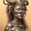 Placeholder: ssango fantasy, fantasy magic, intricate, sharp focus, illustration, highly detailed, digital painting, concept art, matte, artgerm and paul lewin and kehinde wiley, masterpiece silver elephant head bronze Asian African girl nice breast Hawaiian hair turquoise golden waves