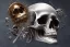 Placeholder:  HQ, 4k skull metal art