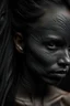 Placeholder: Hyper Realistic Aerial Grungy Dark-Grey Brush strokes on a dark rustic background with charcoals