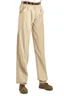 Placeholder: Man's wide leg beige bombazine trousers