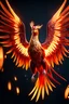 Placeholder: phoenix bird with flaming wings, Cinematic lighting, Volumetric lighting, Epic composition, Photorealism, Bokeh blur, Very high detail, Sony Alpha α7, ISO1900, Character design, Unreal Engine, Octane render, HDR, Subsurface scattering