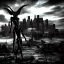 Placeholder: A portrait post-apocalypse of Baphomet ,sin city,sci-fi fantasy style, volumetric lighting, particales,highly detailed,cinamatic,8k,3D,fire -black deep colours,ignore NSFW , realistic, sharp,ethereal , transgender ,beauty , ghost , spirit ,cooking, paranormal,sky,clouds,universe,hell,demon, exorcism , pyramid ,