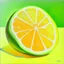 Placeholder: painting of a slice of citrus fruits, lime realistic, acrylic paint