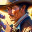 Placeholder: closeup portrait shot of a western cowboy in a scenic western environment, intricate, elegant, highly detailed, centered, digital painting, artstation, concept art, smooth, sharp focus, illustration, artgerm, tomasz alen kopera, peter mohrbacher, donato giancola, joseph christian leyendecker, wlop, boris vallejo Modifiers: dynamic lighting fantastic view cinematic postprocessing