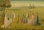 Placeholder: a group of people relaxing in a meadow by artist "Leonora Carrington",by artist "Richard Dadd", highly detailed